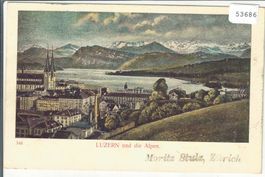 Luzern und die Alpen 1901