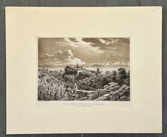 Neuchâtel – Original Aquatinta-Radierung von G. Glory fils,