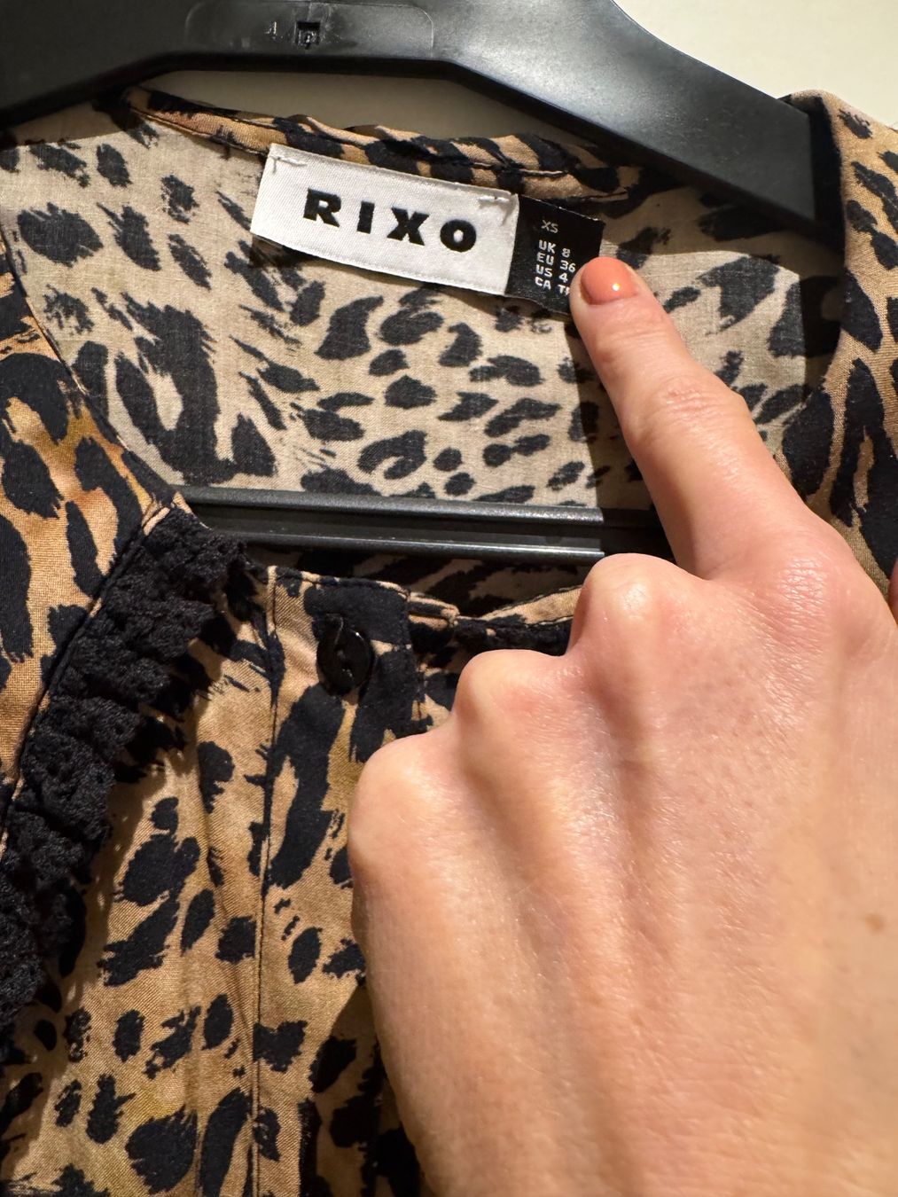 Camicette: Chemisier RIXO léopard, Taille XS - comme neuf! – Usato da Genève venduto da bisounours23 1