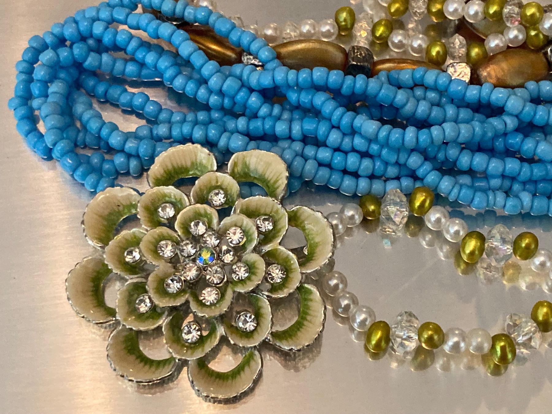Catenine: 3 Colliers vintage – Usato da Marly venduto da Antigona71 2