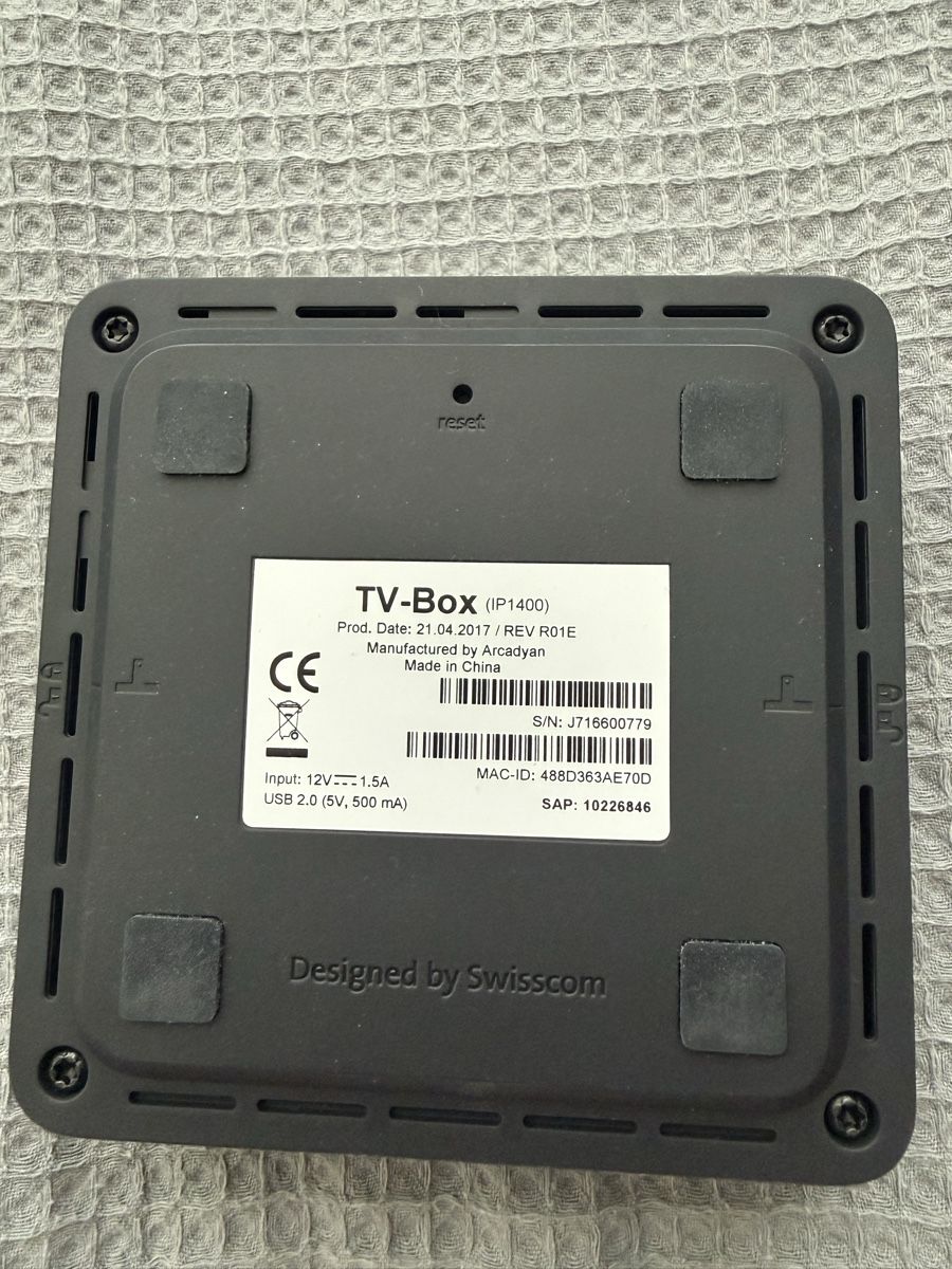 Swisscom Multimediaplayer & Streamer: Swisscom TV Box UHD – Gebraucht aus Winterthur von Berkay 1