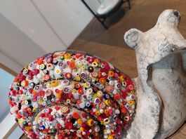 Neue Kunstvolle Millefiori & Mosaikschneke