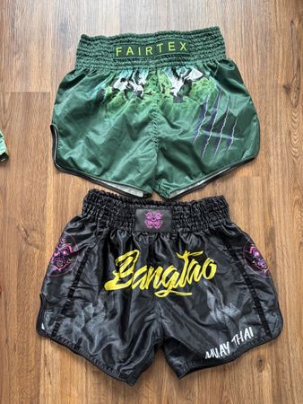 2 Thai-Box Hosen Herren, Gr. XL + XXL