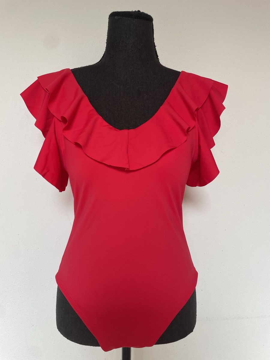 Costumi da bagno & Bikini: Boho Badekleid mit Rüschen – Nuovo (secondo la descrizione) da Sigriswil venduto da ck56