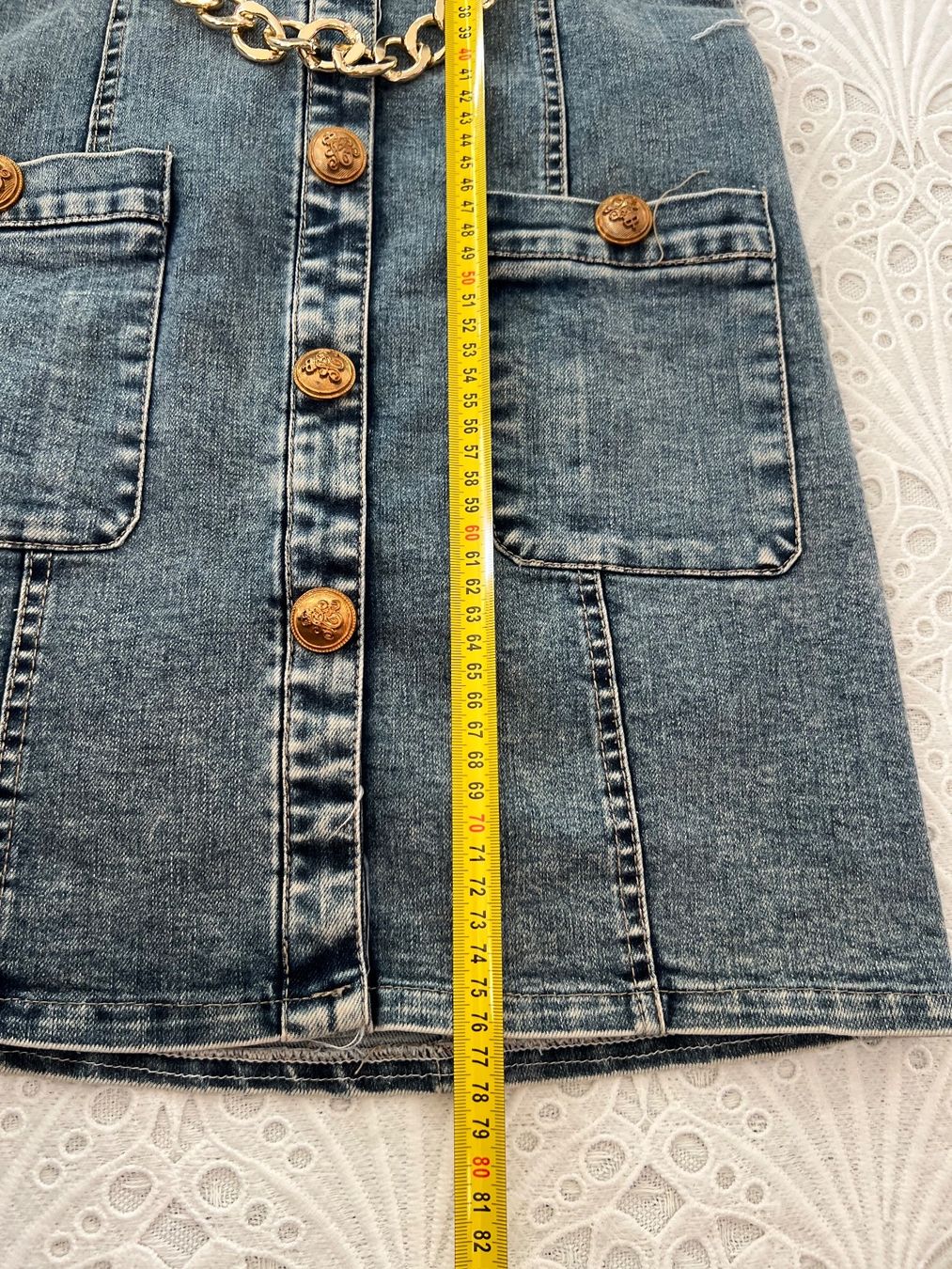 Vestiti & Gonne: Denim Jeans Mädchen Kleid Gr 158/164 – Usato da Frenkendorf venduto da Style365 8