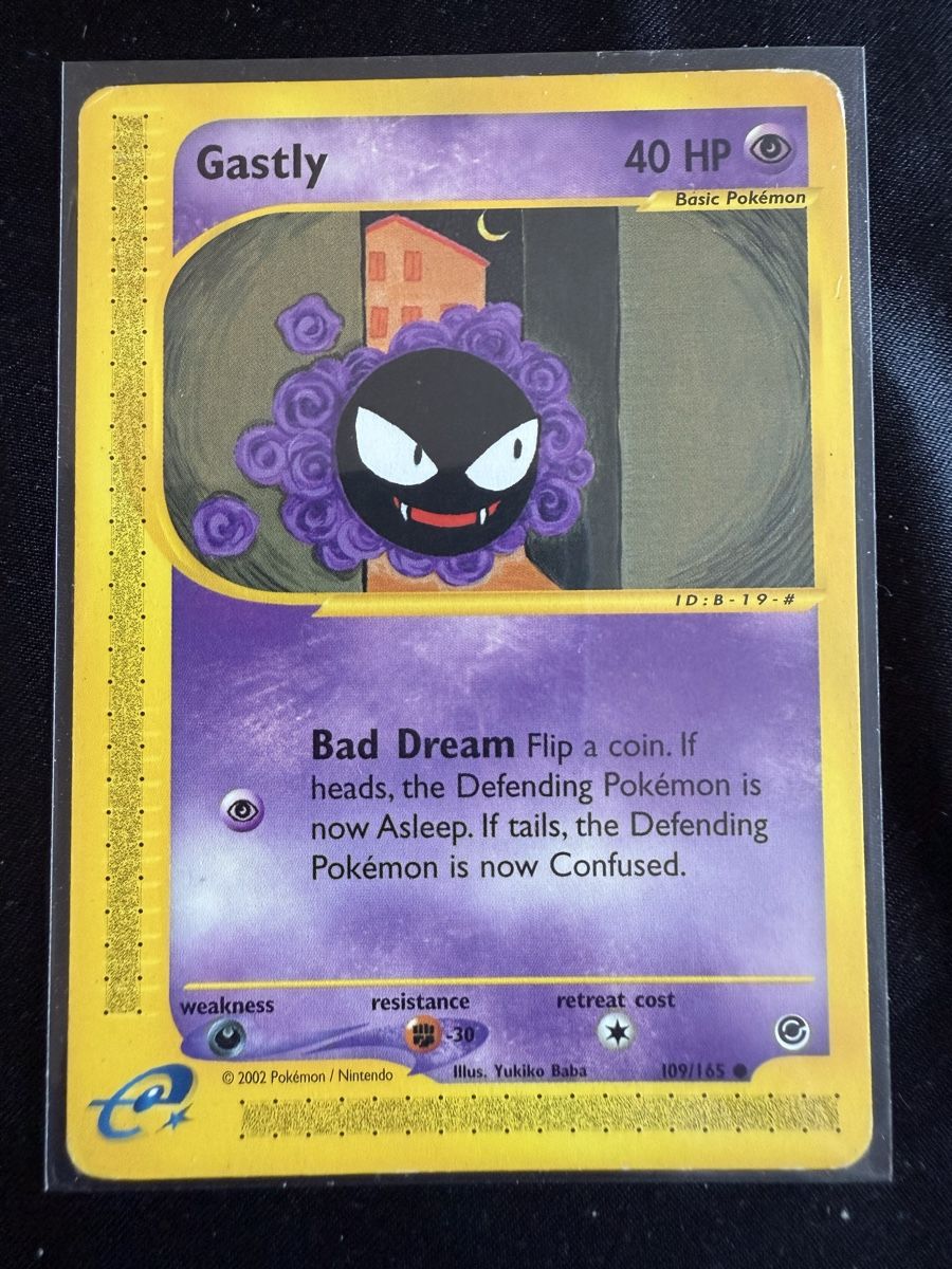 Pokémon Carte collezionabili: Gastly Pokémon Expedition - 109/165 – Usato da Winterthur venduto da SiddyPokemon