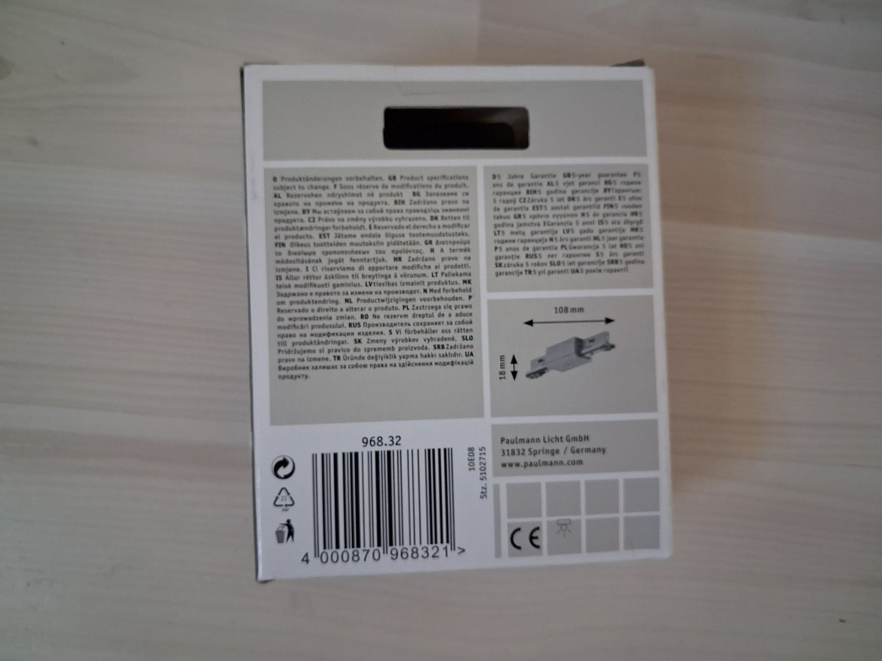 Paulmann Laufwerke & Adapter: ADAPTER ZU PAULMANN SYSTEM – Neu und originalverpackt aus langnau von Santos1411 1