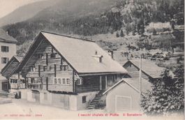 AK Piotta - i vechi châlet , il Sanatorio. Ambrì 1906