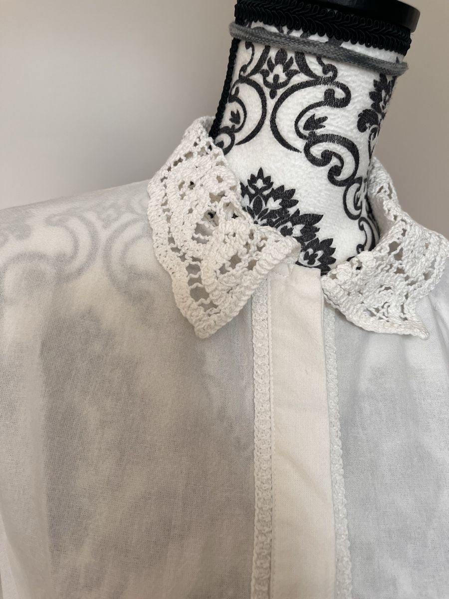 Zara Blusen: ZARA / Bluse / gehäkelt / Leinen / L – Gebraucht aus Kloten von fifferlotti 2