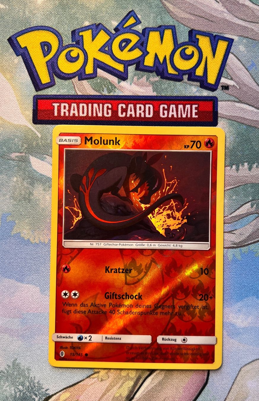 Cartoline: Molunk Reverse Holo Stunde der Wächter 15/145 – Usato da Sempach venduto da R-G
