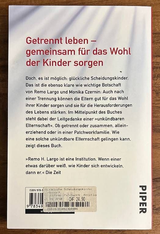 Libri: Glückliche Scheidungskinder - Remo Largo – Usato da Zürich venduto da Jeannine81 1