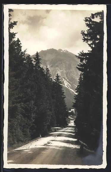 Cartoline postali: Lenzerheide, Waldstrasse mit Durchblick  – Usato da Berlin venduto da bartko-reher