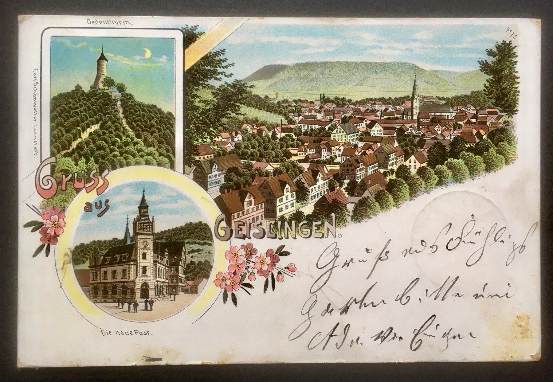 Cartoline postali: Ansichtskarte Geislingen (D) – Usato da Dällikon venduto da All2