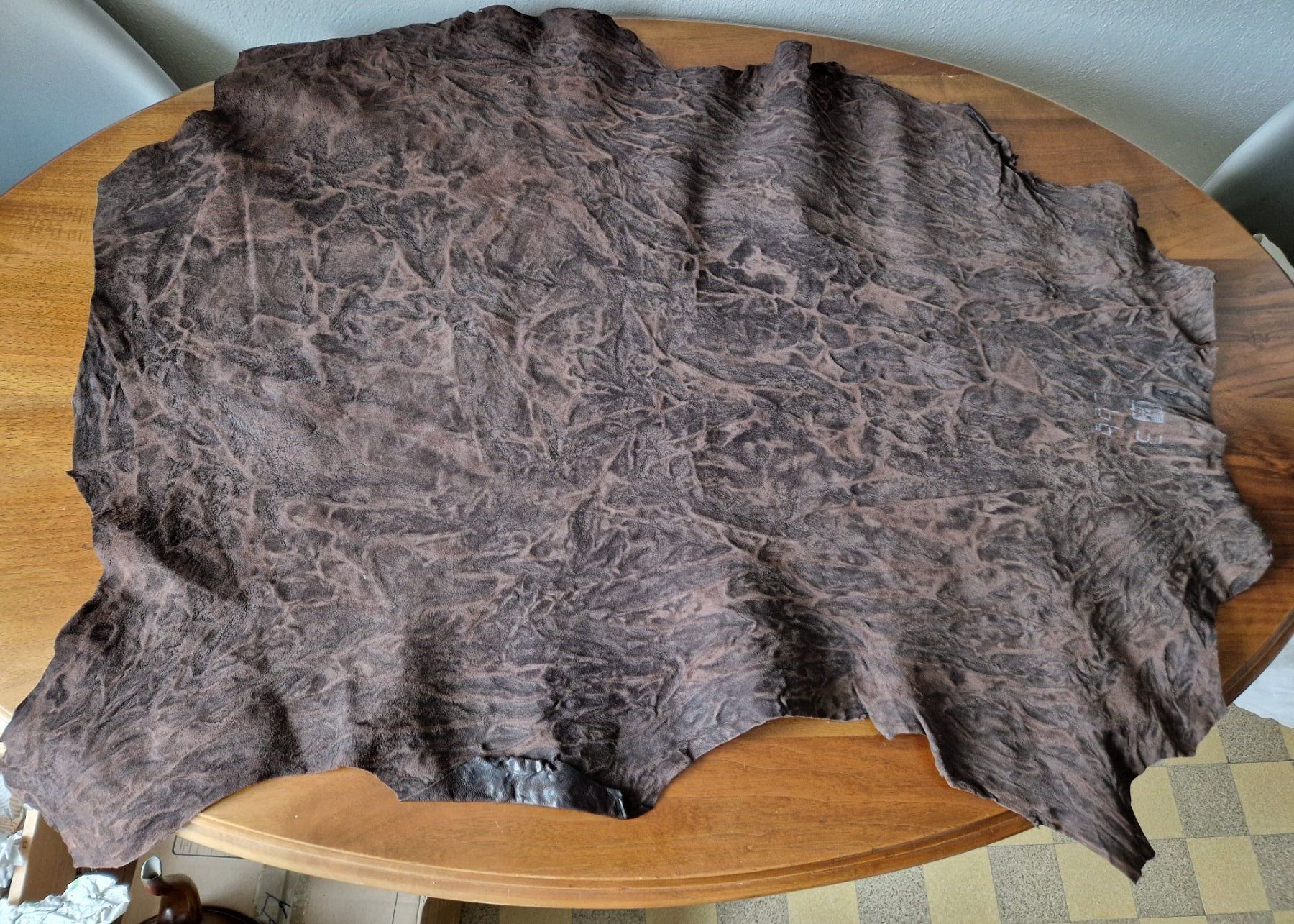 Tessuti: 3 Stück Leder – Nuovo (secondo la descrizione) da Bern venduto da Antikbatik 4