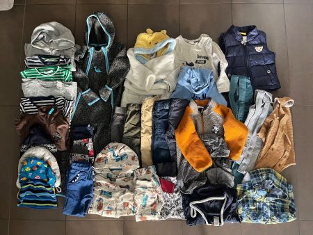 Grosses Kinder Kleiderpaket Gr. 92 für Jungs, Herbst/Winter