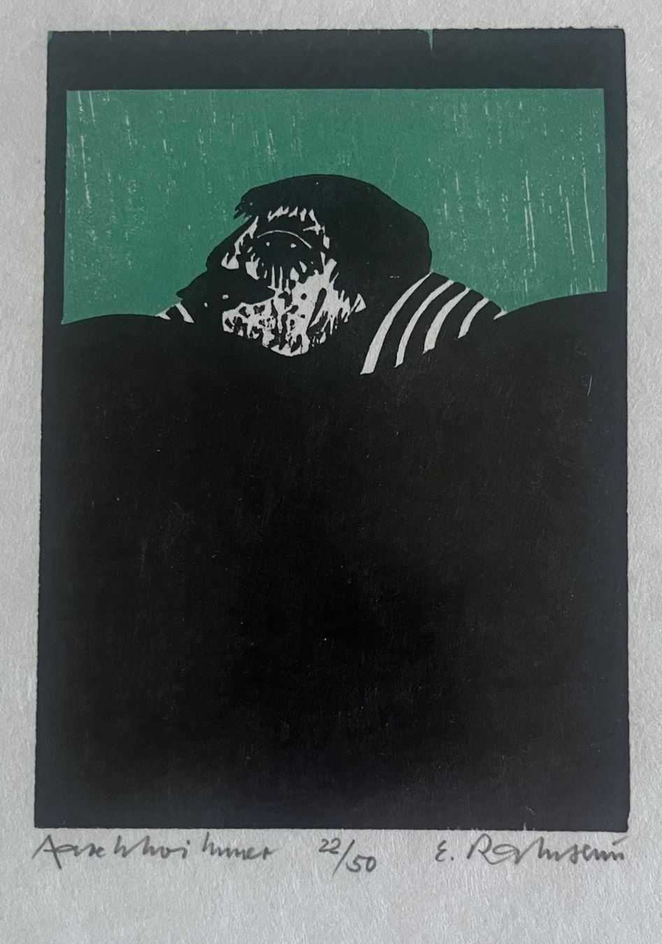 Xilografie: Ernst Ramseier - farbiger Holzschnitt – Usato da Winkel venduto da hei_gxk6 2