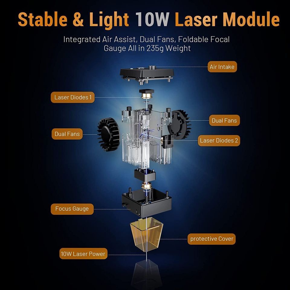 Tutte le macchine: Ortur OLM2 Pro S2 Laser 10W – Usato da Zug venduto da OrturMullerMac 8