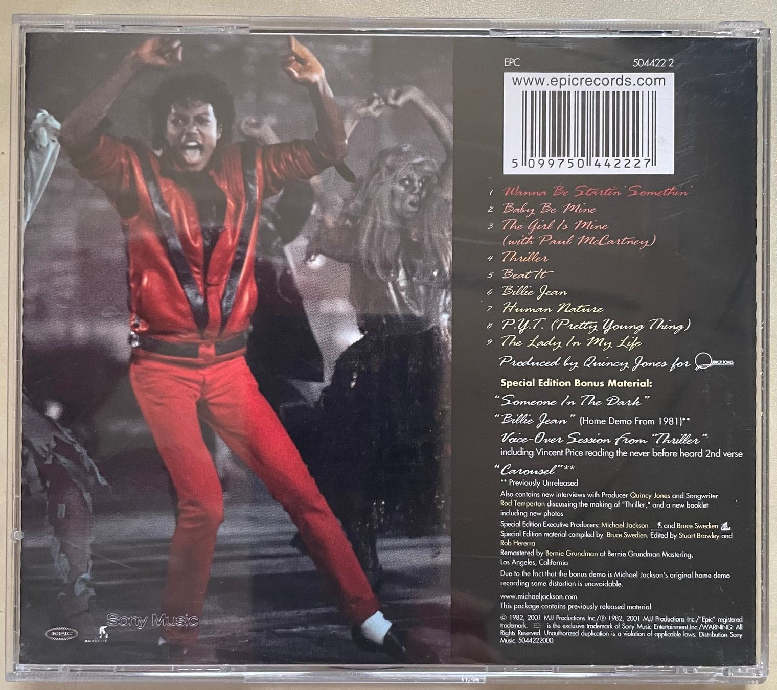 CD: Michael Jackson - Thriller (Special Edition) – Usato da Brunnen venduto da Barfly5 1