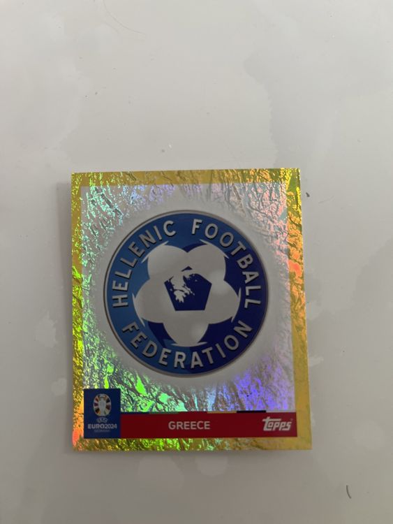 UEFA Euro 2024 Topps Sticker GRE 1 GOLD | Kaufen auf Ricardo