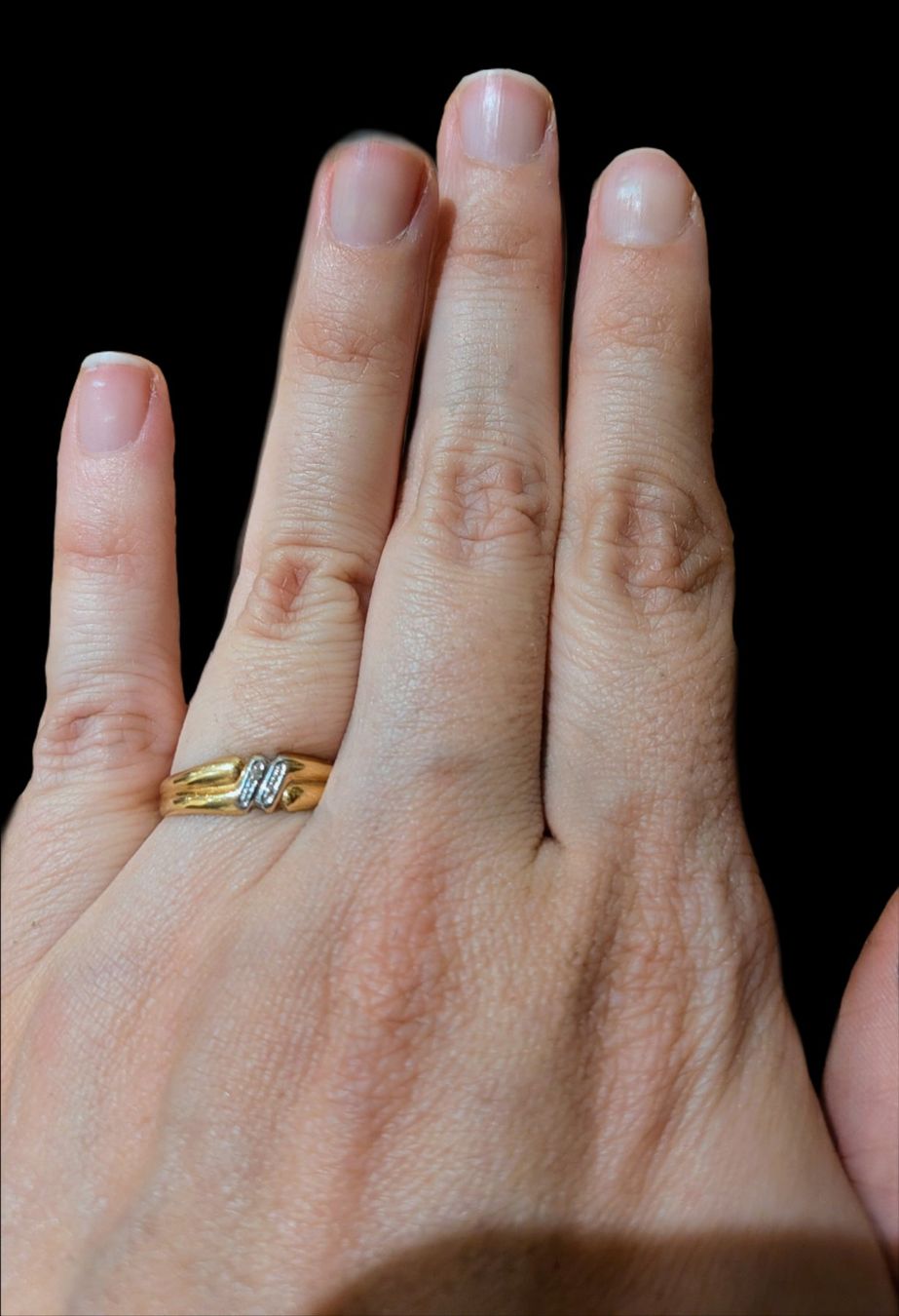 Anelli: Goldring 18K mit Diamanten 0.05 – Usato da St. Gallen venduto da geekola 2