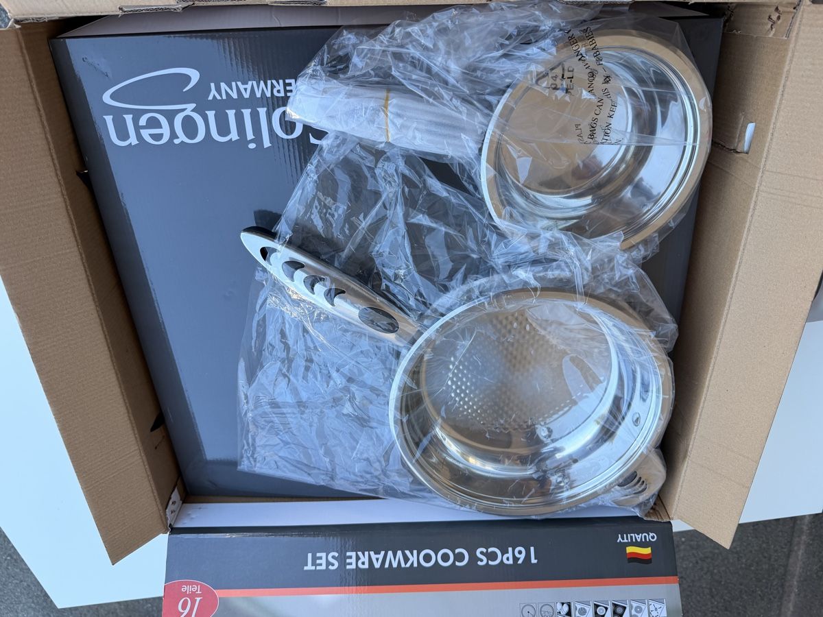 Pentole: Kochtopf Set Solingen 16 Teilig Neu – Nuovo e nell'imballaggio originale da Dulliken venduto da kingroyal 1