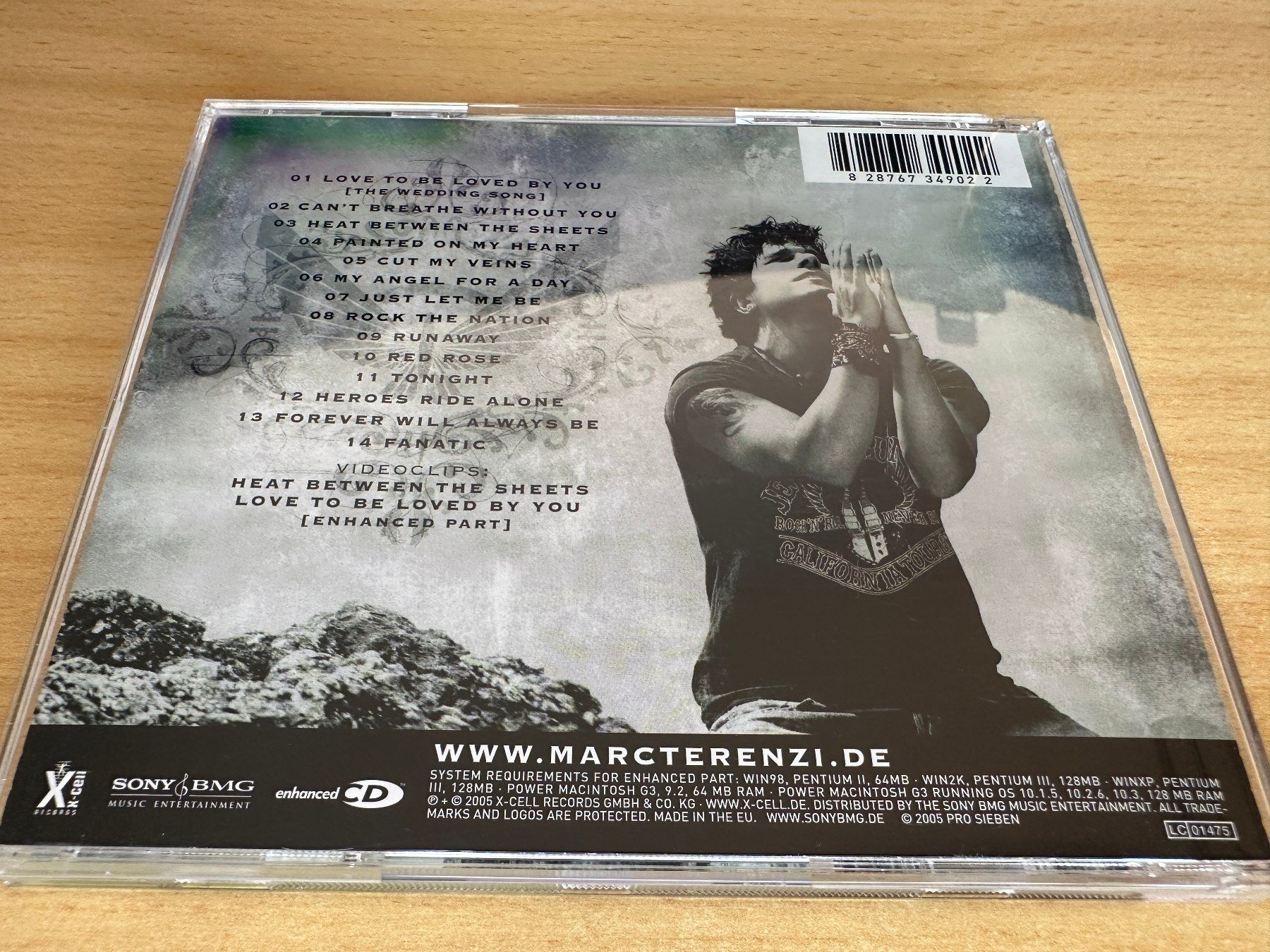 CD: Marc Terenzi – Awesome – Usato da Rikon im Tösstal venduto da Alpenmutz 1
