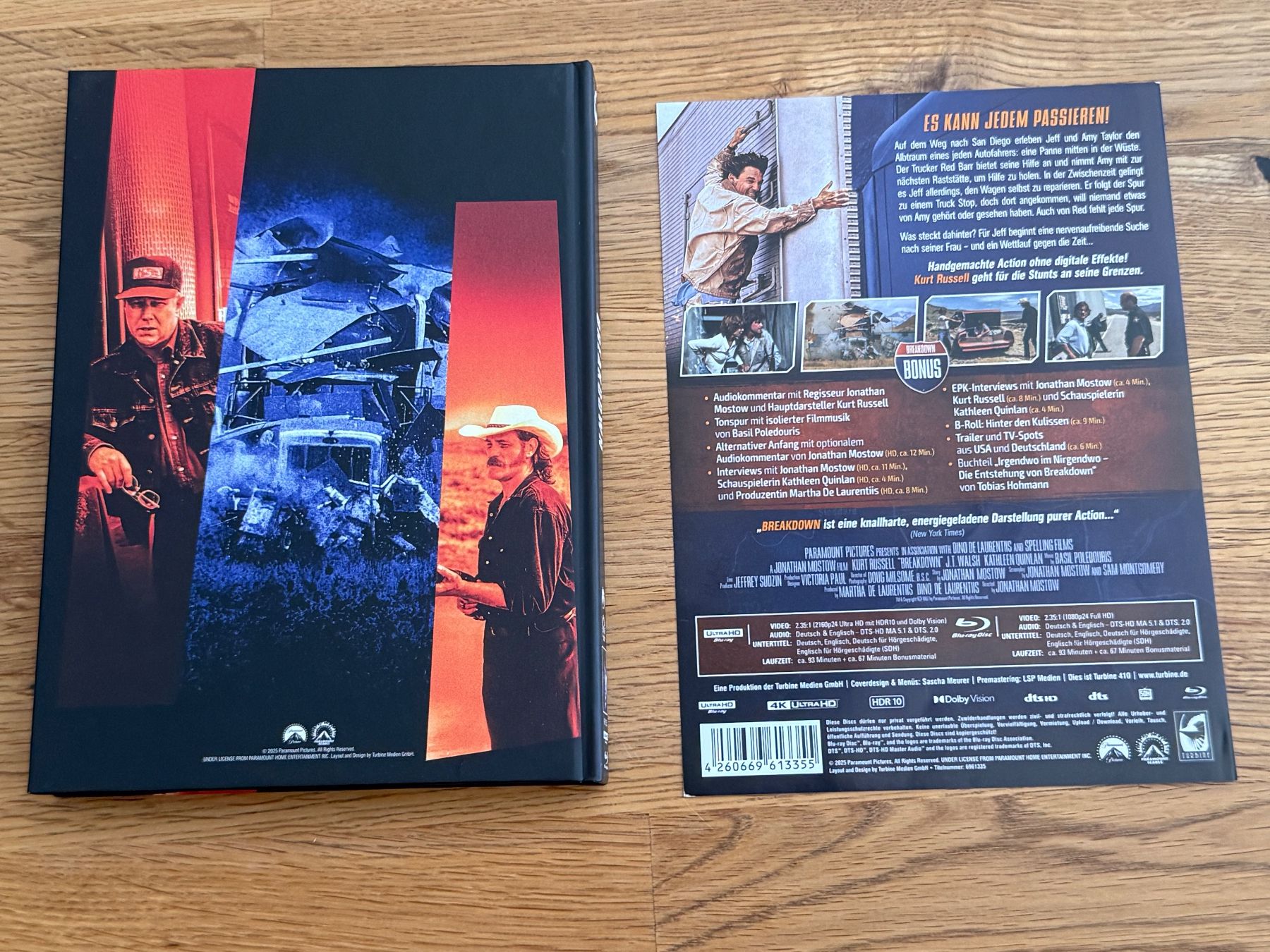 Tutti i DVDs: Breakdown 2-Disc Mediabook Cover A 4K – Usato da Oftringen venduto da CatchMeIfYouCan68 3