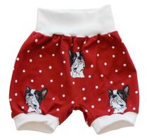 Kurze Pumphose mit Bulldogge 98/104 - NEU