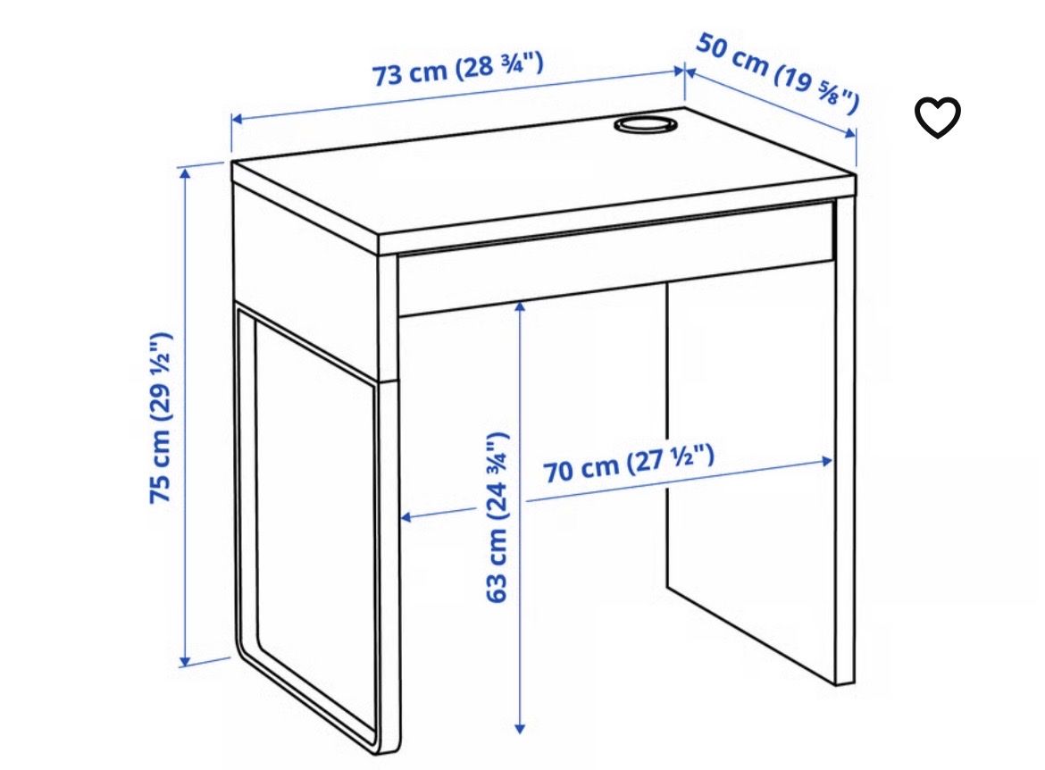 Scrivanie: Schreibtisch Micke von Ikea – Usato da Zollikofen venduto da S.B.R 3
