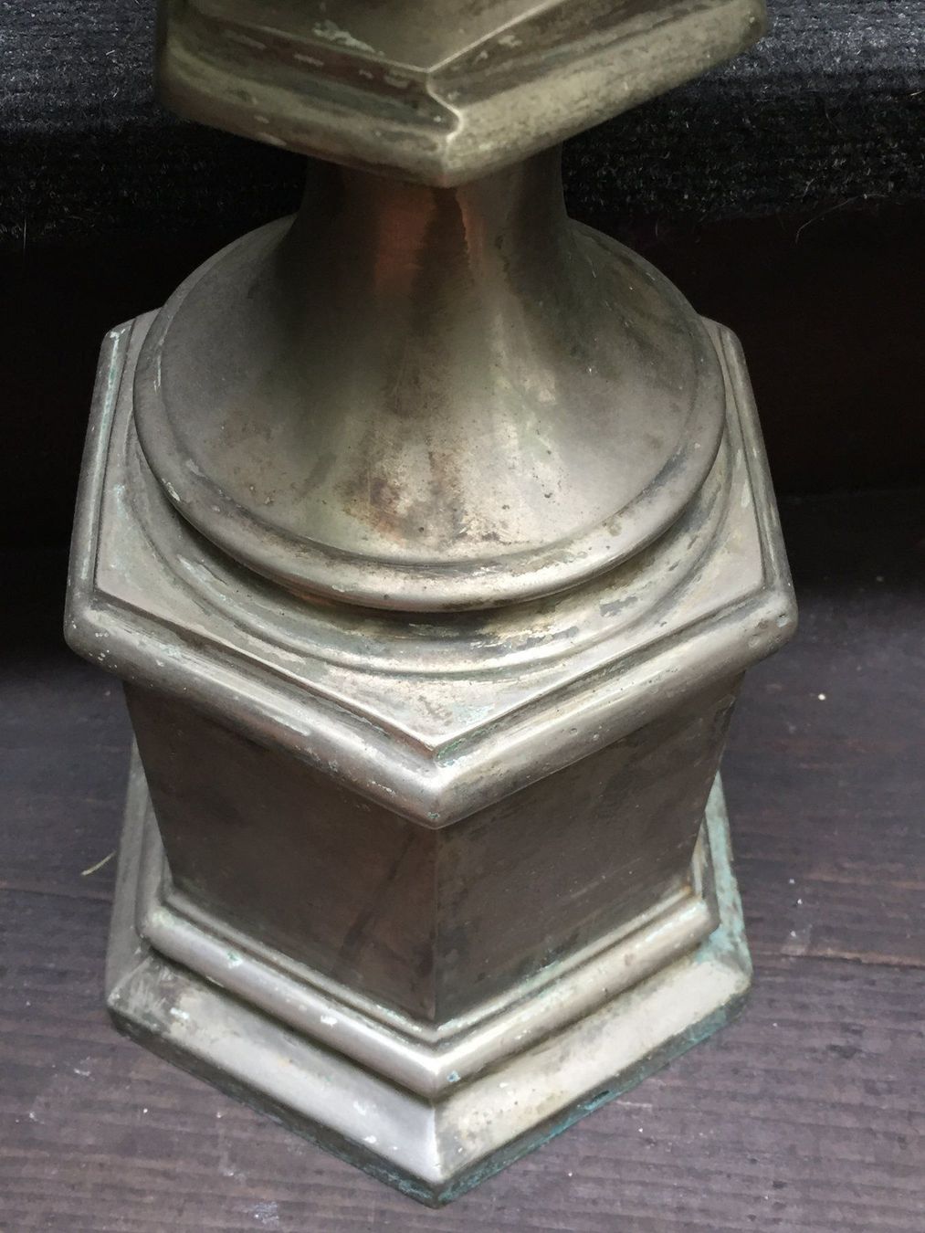 Lampade: Barock Lampenfuss Versilbert Gussmetall – Usato da Schaffhausen venduto da vintageville 5