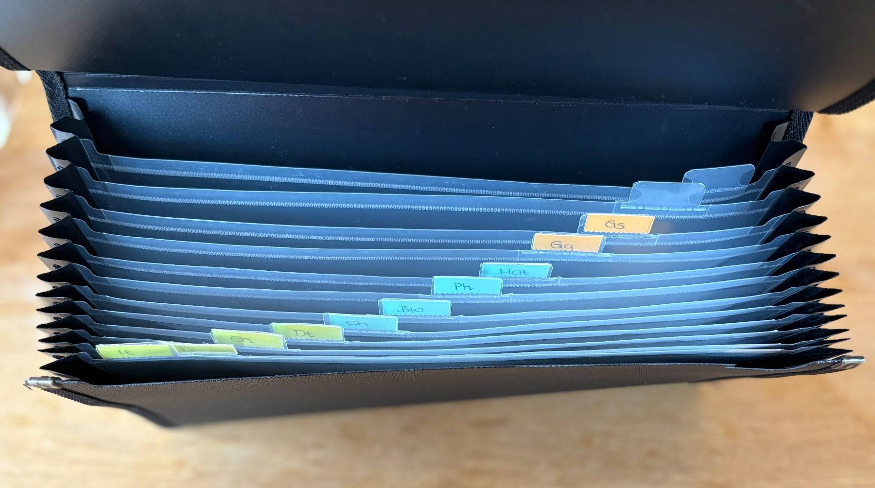 Koffer & Taschen: Fächermappe /Mappe Schule, schwarz – Gebraucht aus Siblingen von Vany_McDougall 6