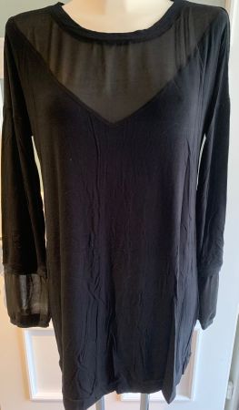 Intimissimi  Langarm-Shirt Gr. L/40, teilw. transparent