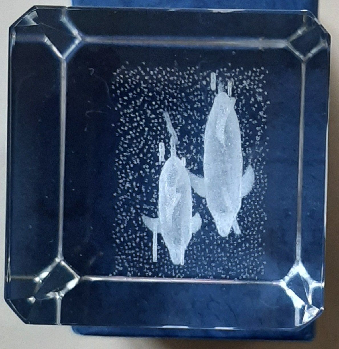 Skulpturen & Statuen: Dauphins en cristal de verre – Gebraucht aus Montet (Glâne) von Koada2 6