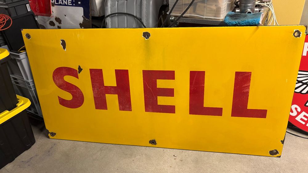 Shell emaille Schild 170 x 85cm (Gebraucht) in Frenkendorf für CHF 495 ...