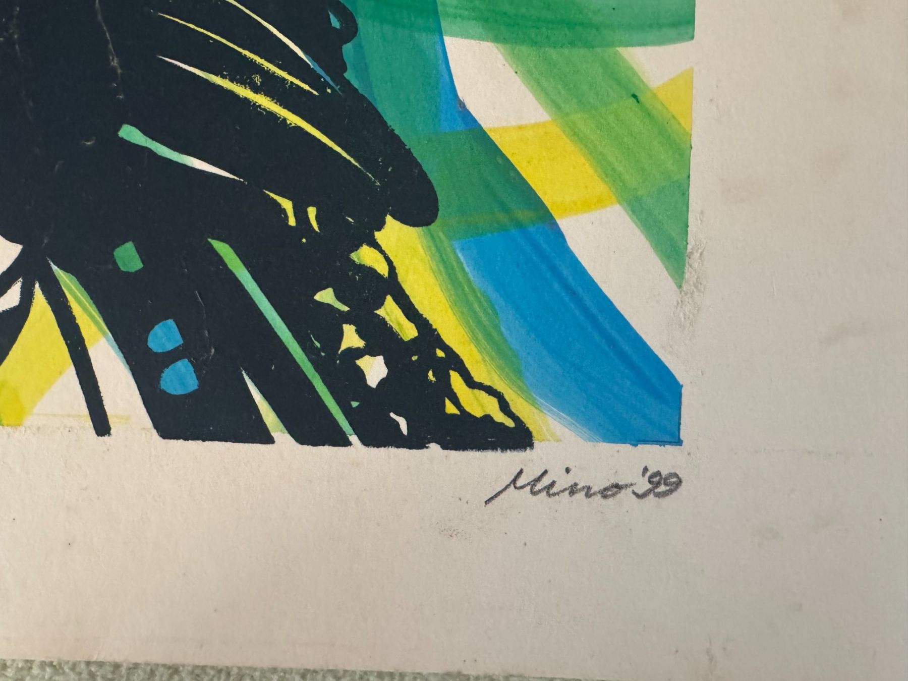 Foto & Immagini: Mino der Saxophonist orig. Bild TOP – Nuovo (secondo la descrizione) da Gockhausen venduto da Aston 1
