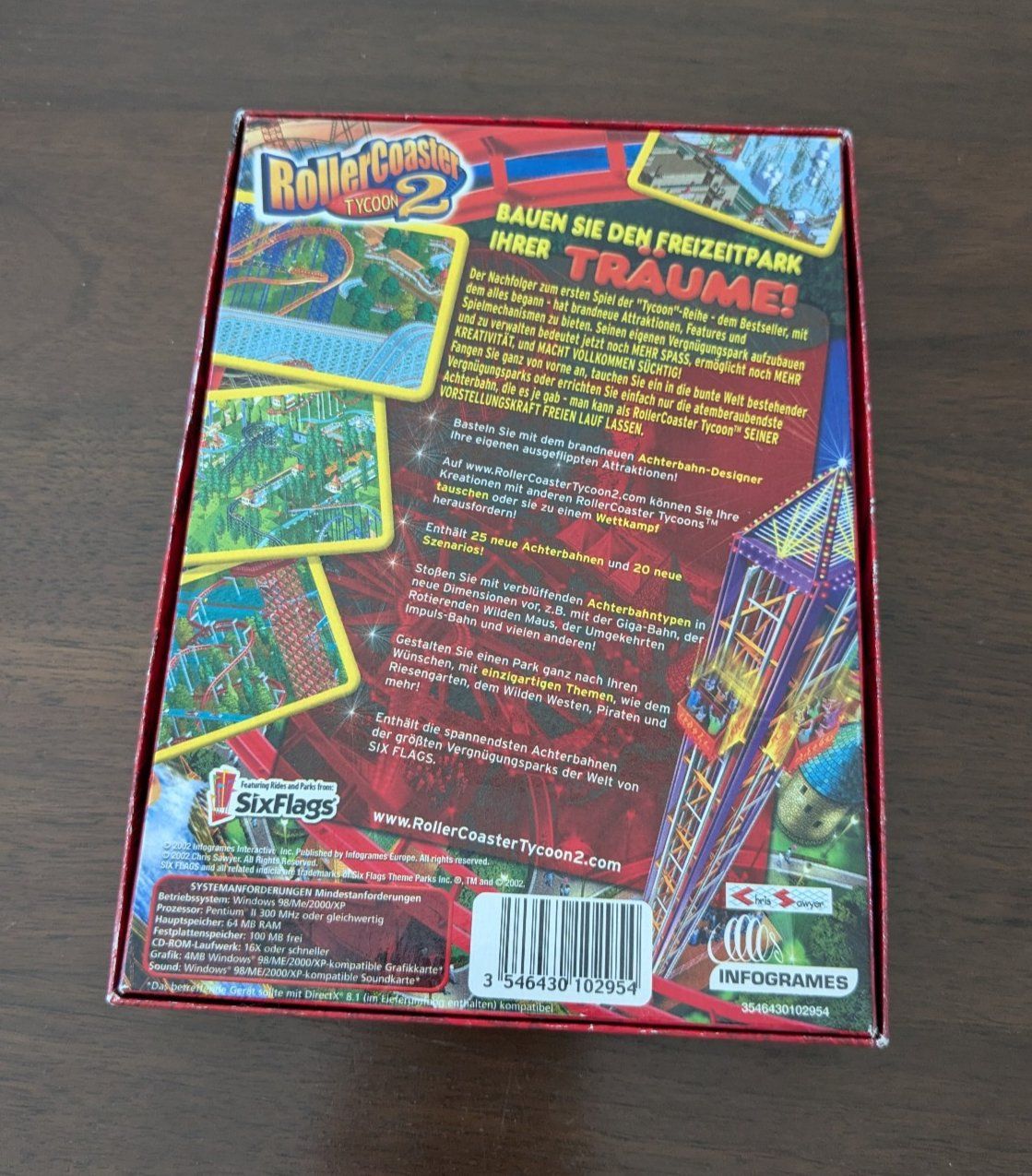 Giochi: RollerCoaster Tycoon 2 (Deutsche Erstausgabe, PC Box, 2002) – Usato da Basel venduto da Rromanv 1