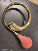 Vintage Signalhorn/Ballhupe aus Messing