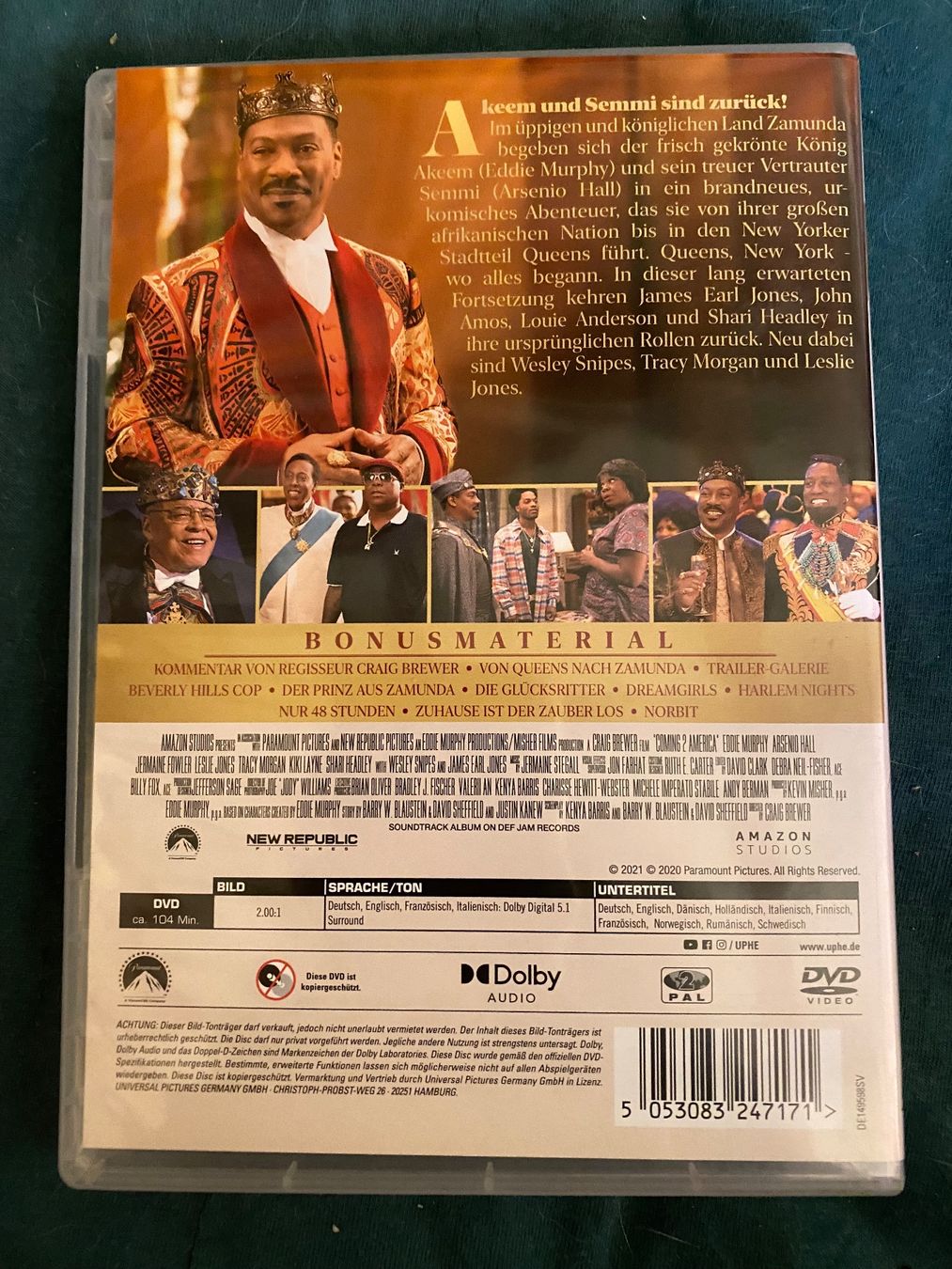 Tutti i DVDs: Der Prinz aus Zamunda 2 – Nuovo (secondo la descrizione) da Riemenstalden venduto da engels_z 1