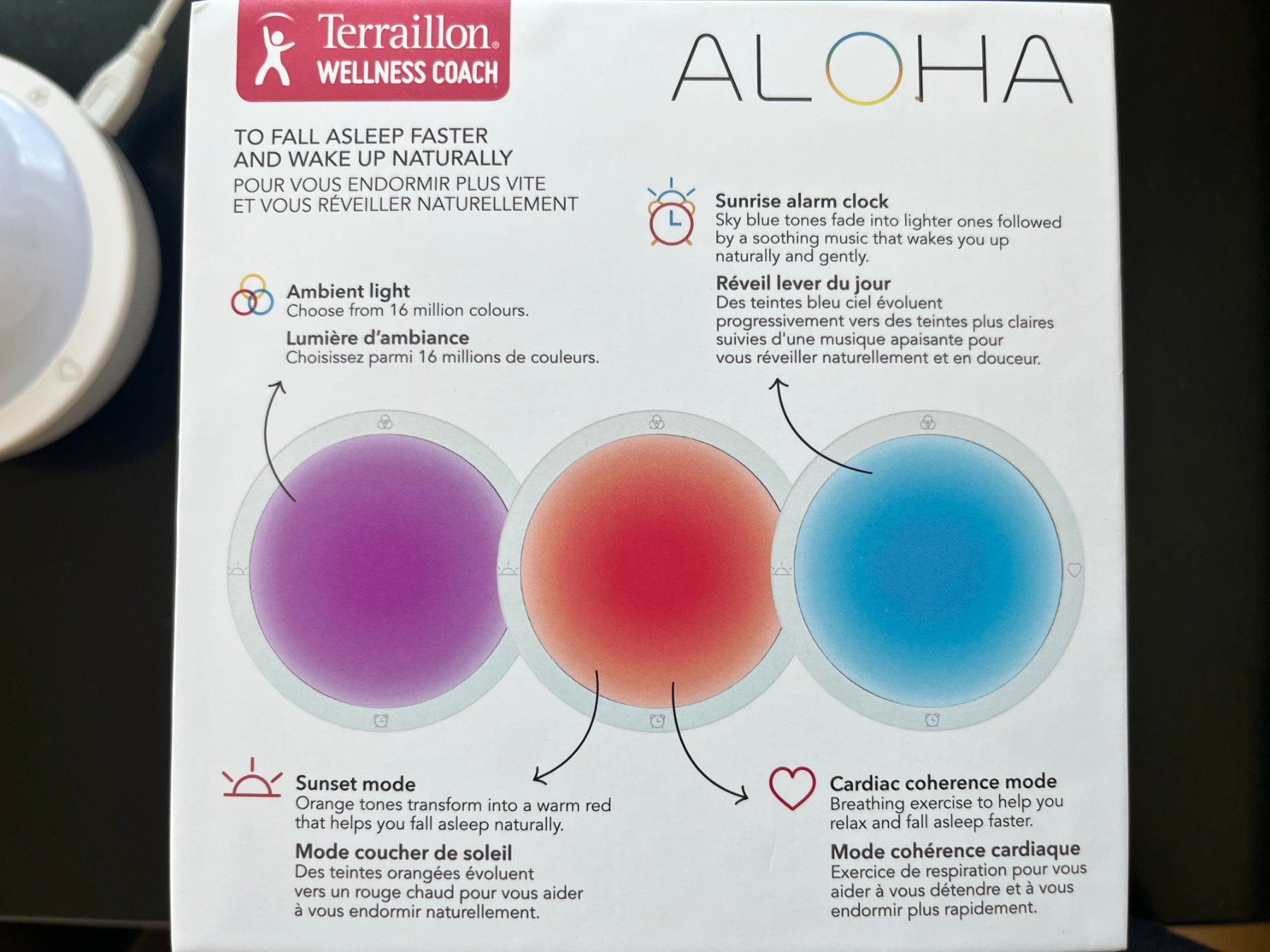 Wecker: Neuer Wake-up Wecker ALOHA von Terraillon – Neu (gemäss Beschreibung) aus Schinznach Dorf von Joyce75 4
