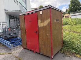 Werkstatt-Container mit Lista Schubladenstock 220x135xH230cm