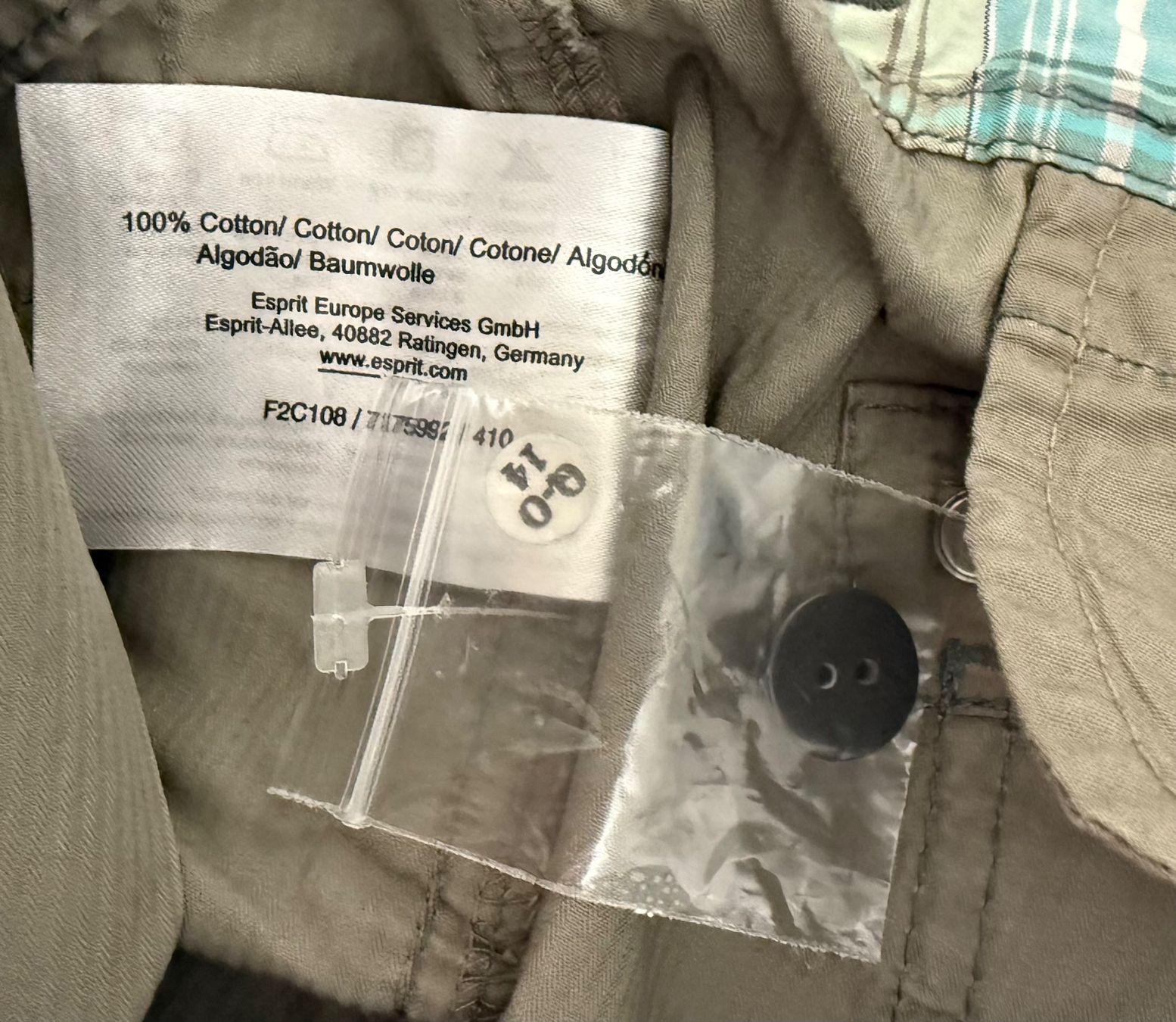 Esprit Pantaloni: Coole Cargohose der Marke Esprit, Grösse 36 – Nuovo (secondo la descrizione) da Niederweningen venduto da baghirac 7