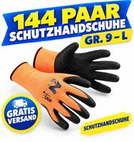 144 Paar Schutzhandschuhe Gr. 9-L – Gratis Versand