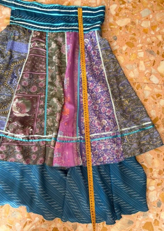 Röcke: Maxirock M aus 100% reiner Seide, Boho-Stil I – Gebraucht aus Lopagno von CLep 4