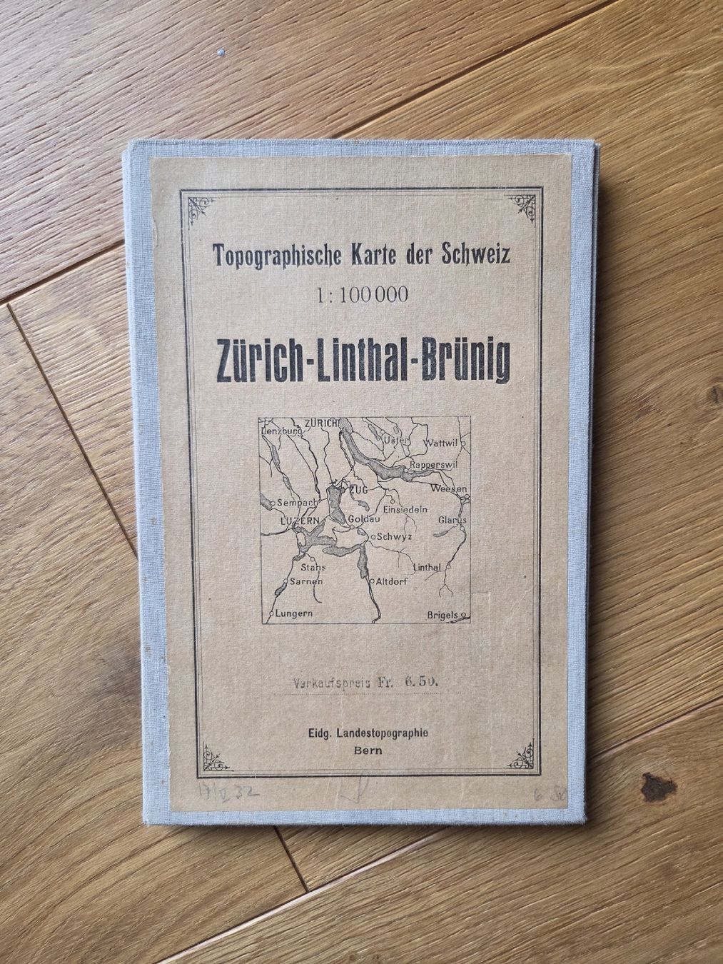 Cartine & Atlanti: Zürich - Linthal - Brünig – Usato da Rickenbach Sulz venduto da Kodachrom