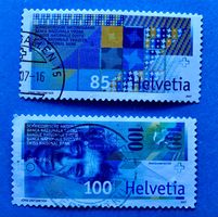 Nr.1220/1221 Stempel Sondermarken 100 Jahre Schweizerische 