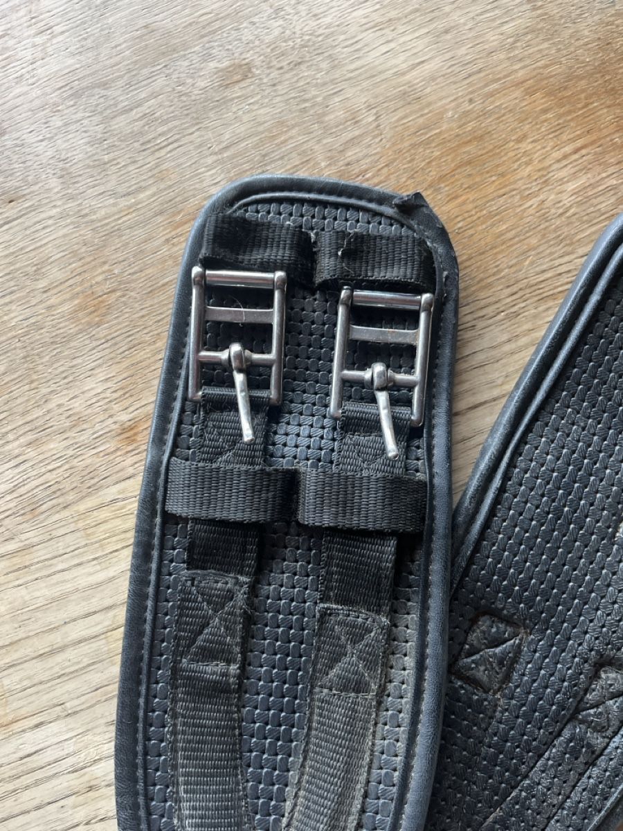 Sattel & Sattelzubehör: Schwarzer Dressursattelgurt, Grösse 80cm, Showmaster – Gebraucht aus Oberembrach von kel_jj57 2