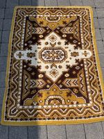 Vintage Teppich, braun/beige/gold, gut erhalten, Herbst
