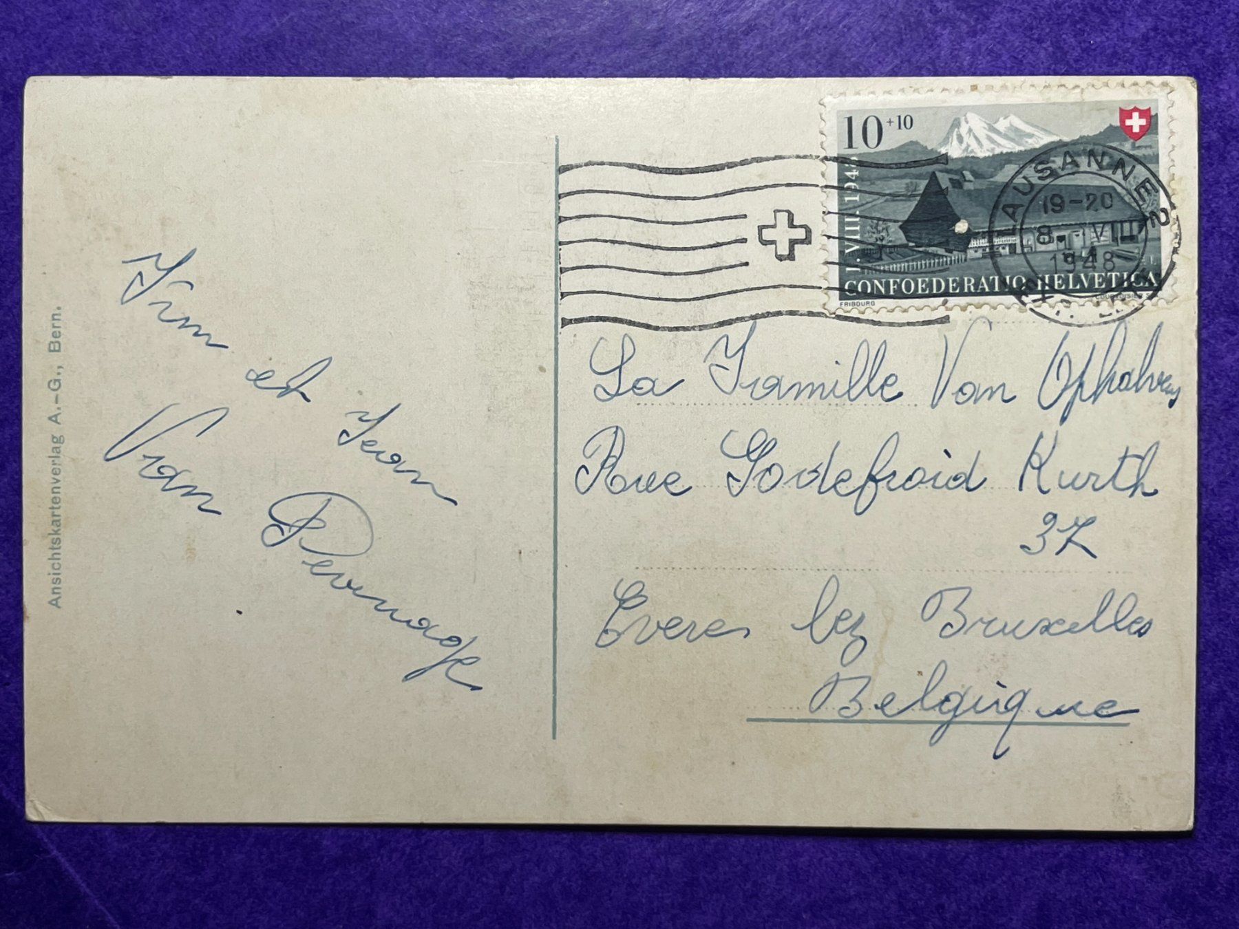 Cartoline postali: Thun - Schloss und Kirche – Usato da Steg VS venduto da _vinci_ 1
