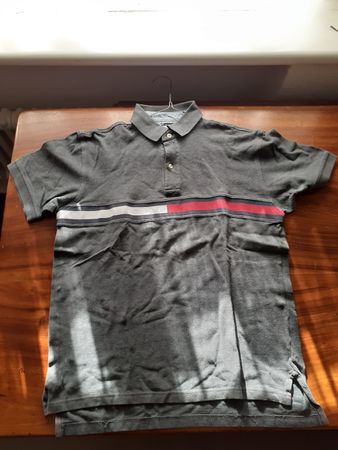 Tommy Hilfiger Poloshirt Grau Gr. S - Top Zustand!