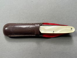 Antikes Sackmesser ROBERT KLAAS Solingen 80 mm, mit Etui
